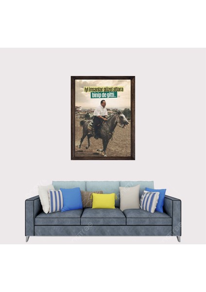 Muhsin Yazıcıoğlu Sözü Çerçeveli Duvar Tablosu 20X30 cm fiyatları