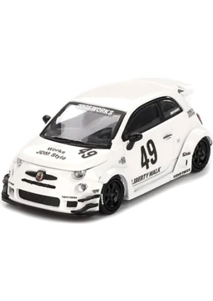 809 Fiat 595 Abarth Lb-Works x Abas Works 1/64 Model Araba