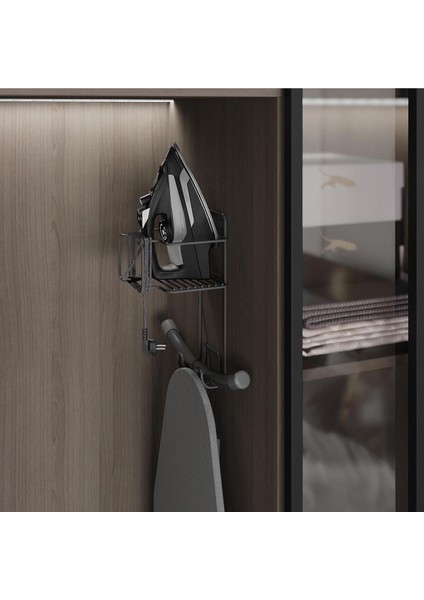 Antrasit Renkli Ütü Askısı, Pratik ve Şık Ev Aksesuarı