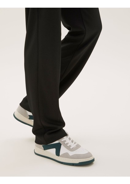 Straight Leg Örme Pantolon