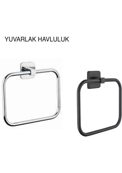 Kare Serisi Yuvarlak Havluluk Krom fiyatları