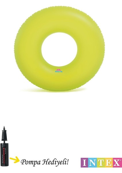 Neon Yetişkin Havuz ve Deniz Simiti, 91 Cm, Canlı Sarı Renkli, Eğlence Dolu Deniz Keyfi