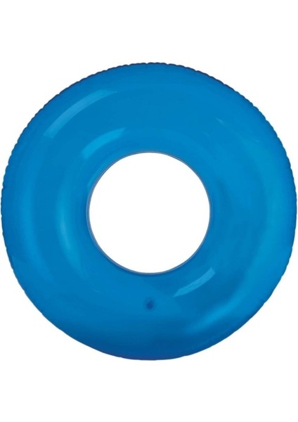 Şeffaf Jumbo Simit 76CM, Şık ve Büyük Dekoratif Ürün, Renkli ve Modern Tasarım