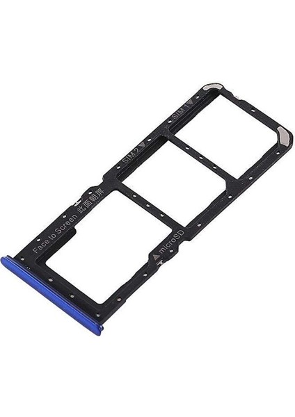 Oppo Uyumlu A53 Sim Kart Yuvası Sim Kart Çekmecesi Mavi Renk Ilanı
