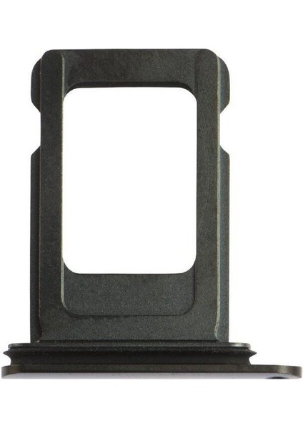 iPhone 11 Pro Sim Çekmecesi Çift Simli Modeller Için Sim Kart Yuvası (Siyah Renk)