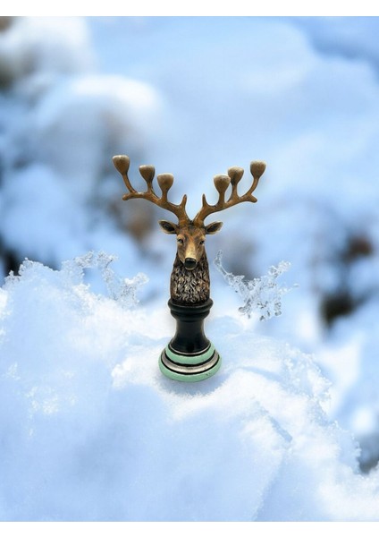 Turkuaz Geyik Şamdan, Şık ve Doğal Dekorasyon Için Ideal Seçim