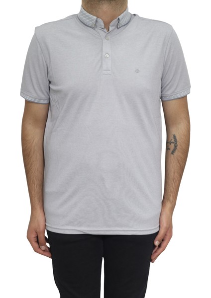 Fistan Store Erkek Düz Spor Kesim Normal Kalıp Polo Yaka T-Shirt