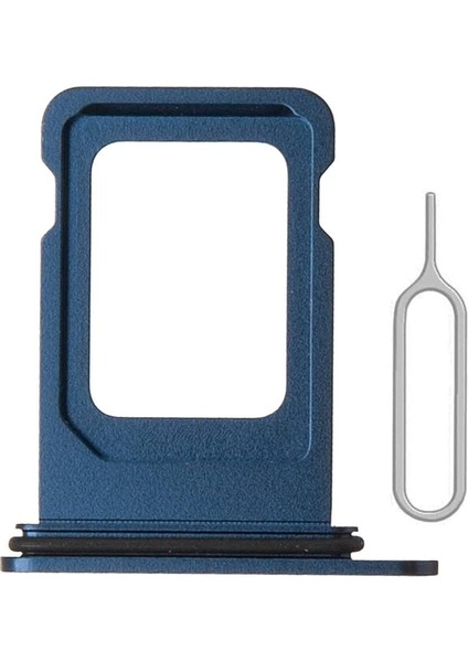 iPhone 12 Pro Sim Çekmecesi Çift Simli Modeller Için Sim Kart Yuvası (Mavi Renk)