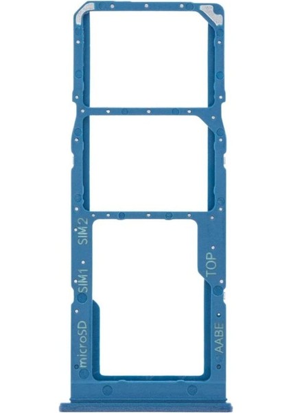 Samsung Galaxy Uyumlu A02 Sm A022F Sim Kart Yuvası Sim Kart Çekmecesi Mavi Renk