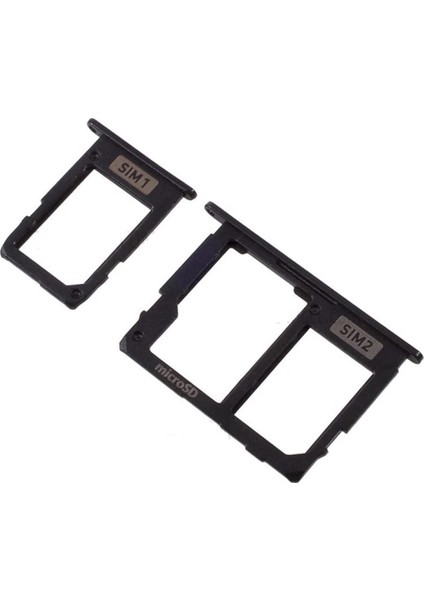 Samsung Galaxy Uyumlu J5 J7 Prime Sim Kart Yuvası Sim Kart Çekmecesi Siyah Renk