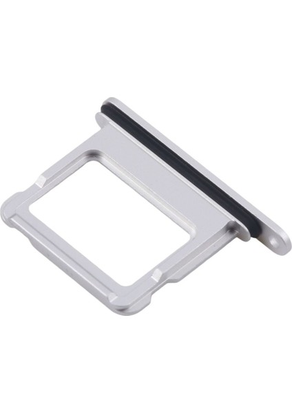 iPhone 16 Plus Sim Çekmecesi Tek Simli Modeller Için Sim Kart Yuvası (Beyaz Renk)