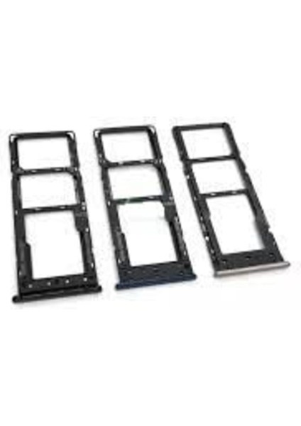 Infinix Smart 3 Plus X267 Uyumlu Aqua Sim Kart Yuvası Sim Kart Çekmecesi Mavi Renk
