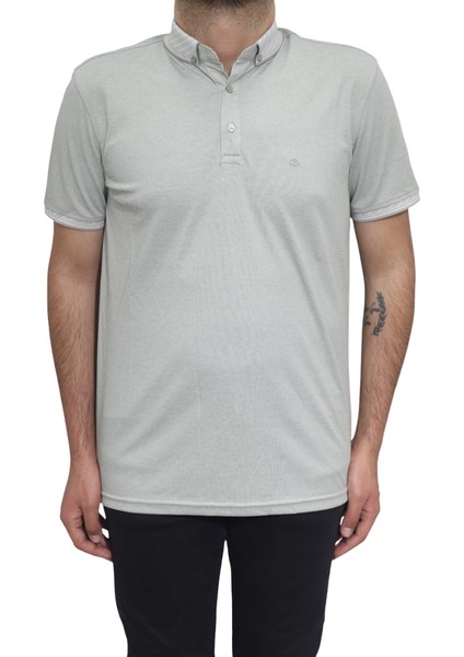 Fistan Store Erkek Düz Spor Kesim Normal Kalıp Polo Yaka T-Shirt