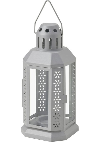 Askılı Mum Feneri, Tealight Mumluk, 22CM, Şık ve Şeffaf Tasarım fiyatları