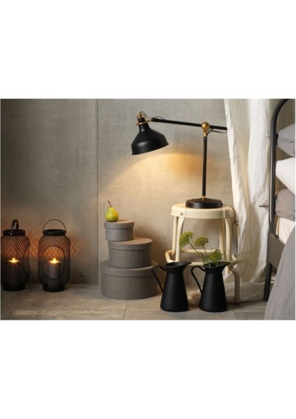 36 cm Siyah Çelik Dekoratif Mumluk Fener, Şık ve Modern Tasarım. modelleri