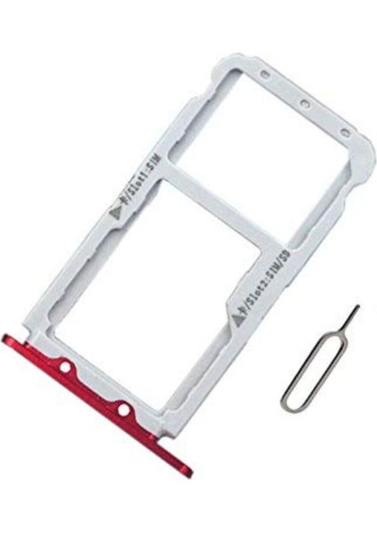 Honor Uyumlu 8 Pro Sim Kart Yuvası Sim Kart Çekmecesi Kırmızı Renk Ilanı