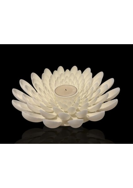 Modern Fibonacci Dizili Tealight, Şık ve Sade Ev Dekoru Parçası