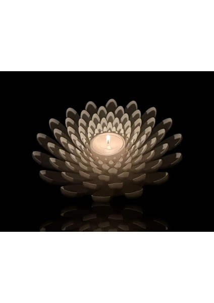 Modern Fibonacci Dizili Tealight, Şık ve Sade Ev Dekoru Parçası fiyatları