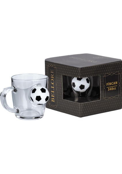 Futbol Toplu Özel Çay Kahve Bardağı Fincan Kupa 340 cc indirimleri
