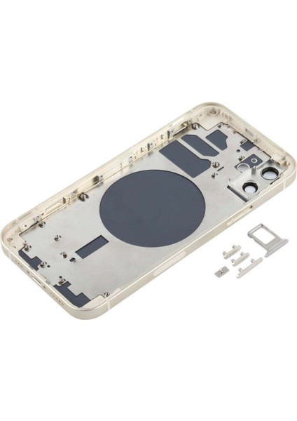 iPhone 12 Kasa Boş Yan Tuşlar Kamera Lensi Kasa Boş (Beyaz) modelleri