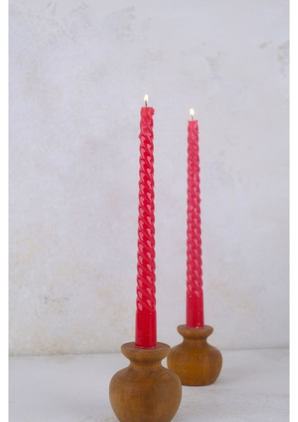 Ahşap Nar Model Şamdan Seti, Dekoratif ve Şık Tasarım, 2'li Paket fiyatları