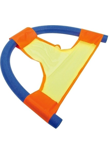 Deniz Temalı Rahat Havuz Sandalyesi, 150X6 Cm, Makarna ve File Detaylı