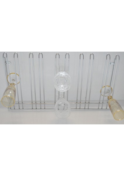 5 Bölmeli Krom Kadeh Askısı Bardaklık, Renkli, Şık ve Kullanışlı Tasarım fiyatları