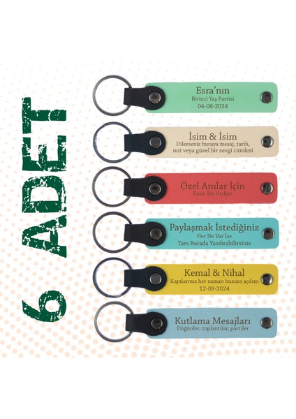 Basketbol Kulüpleri Için Özel Üretim, 6' Lı Set, Muhteşem Hediyelik Anı ve Hatıra Anahtarlıkları