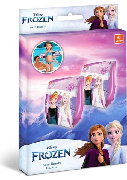 Mor Şişme Kolluk, Frozen Temalı, 15X23 Cm, 2'li Set, Çocuklar Için Eğlenceli ve Güvenli