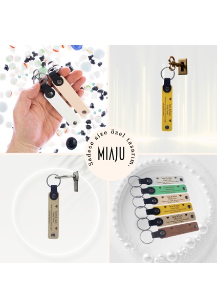 Mevlütleriniz Için Üzerine Isim ve Özel Mesaj Yazılabilen 6'lı Mükemmel Hediyelik Hatıra Anahtarlık indirimleri