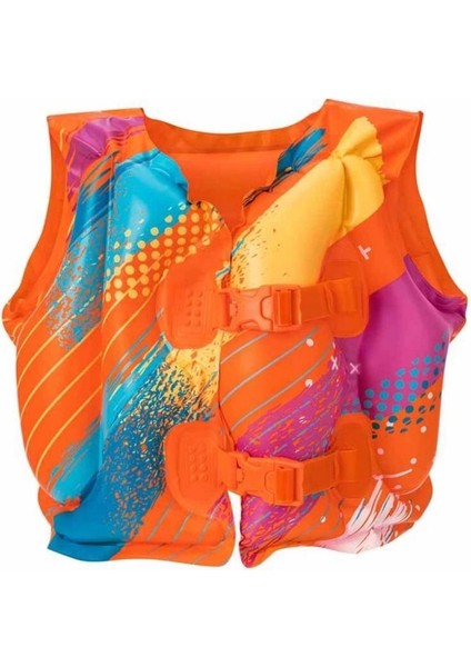 Turuncu Renkli Güvenli Yüzme Can Yeleği, Çocuklar Için Konforlu ve Hafif Tasarım fiyatları