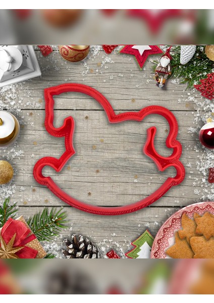 Hamur Şekillendirici Kurabiye Kek Kalıbı - Yılbaşı Noel Seti (10 Adet) fırsatları