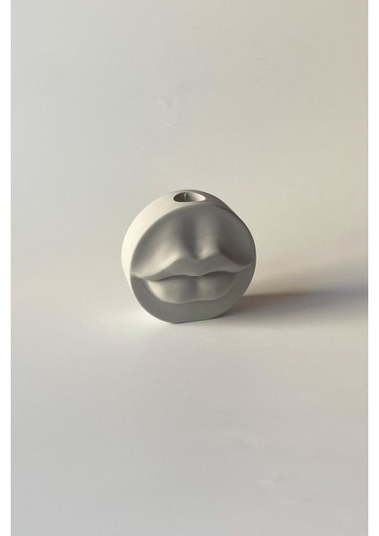 Gri Lip Şamdan, Zarif ve Şık Dekoratif Aydınlatma Parçası fiyatları