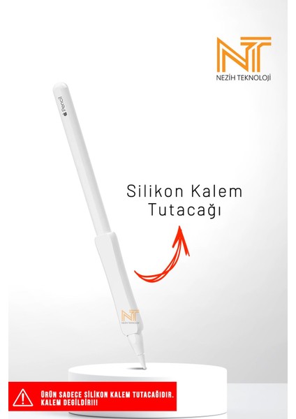 Pencil 1. Nesil / Pencil 2. Nesil / Pencil Usb-C / Pencil Pro Uyumlu Silikon Kalem Tutacağı