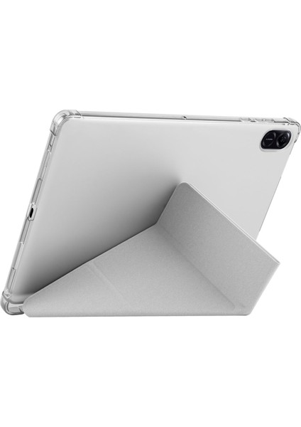 Huawei Honor Pad X8A 11 Inç Uyumlu Kalem Bölmeli Akıllı Kılıf Ekran Koruyucu Dokunmatik Kalem