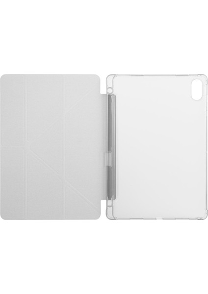 Huawei Honor Pad X8A 11 Inç Uyumlu Kalem Bölmeli Akıllı Kılıf Ekran Koruyucu Dokunmatik Kalem