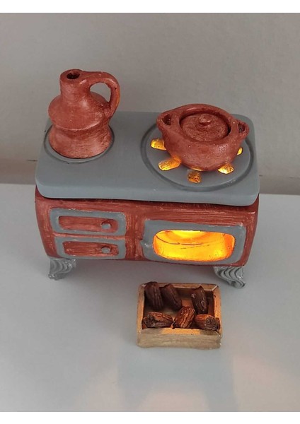 Tealight LED Mum ve Kuzine Soba Mumluk, Dekoratif Obje, Gece Lambası, Hediyelik fırsatları