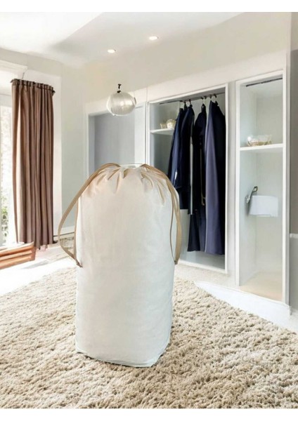 Büzgülü Büyük Saklama Hurcu 86X62 Cm, Yorgan, Yastık, Çamaşır Taşıma Çantası