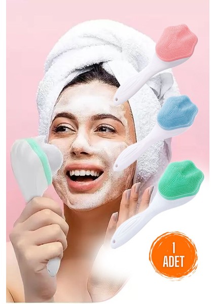 Yumuşak Silikon Yüz Temizleme Fırçası, Peeling ve Cilt Bakımı İçin Renkli Seçenekler
