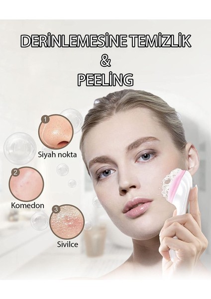 Yumuşak Silikon Yüz Temizleme Fırçası, Peeling ve Cilt Bakımı İçin Renkli Seçenekler