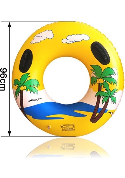 Sarı Deniz Simidi, 96 Cm, Eğlence ve Plaj Keyfi Için Ideal!