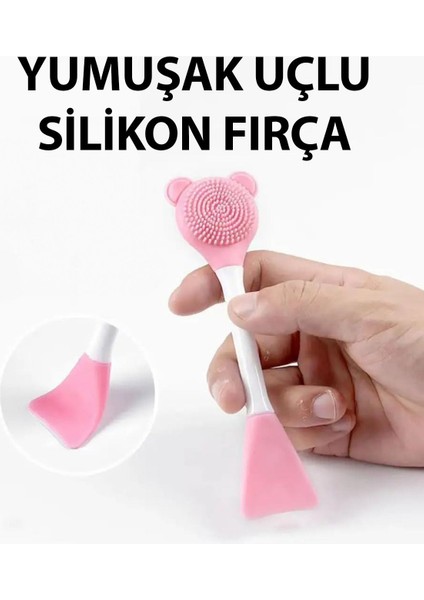 Çift Taraflı Silikon Yüz Temizleme Fırçası, Komedon Temizleyici fiyatları