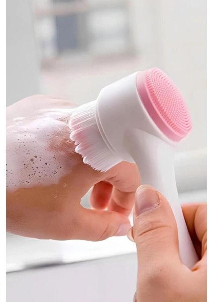 Yüz Temizleme Fırçası Silikon Peeling Çift Taraflı Bakım Aleti