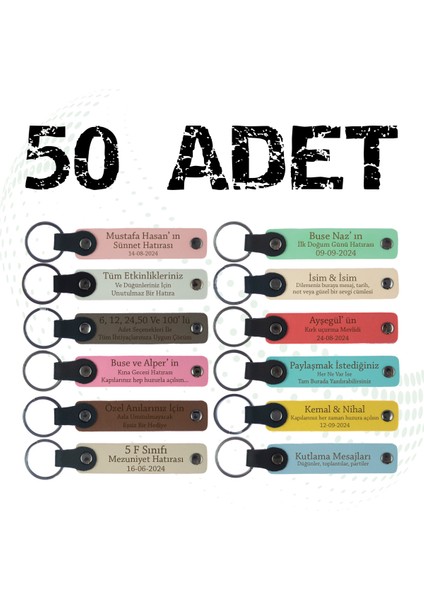 Mühendislik Bürolarına Özel Anahtarlık, 50' Li Set, Konuklarınıza Sunabileceğiniz Değerli Hediye