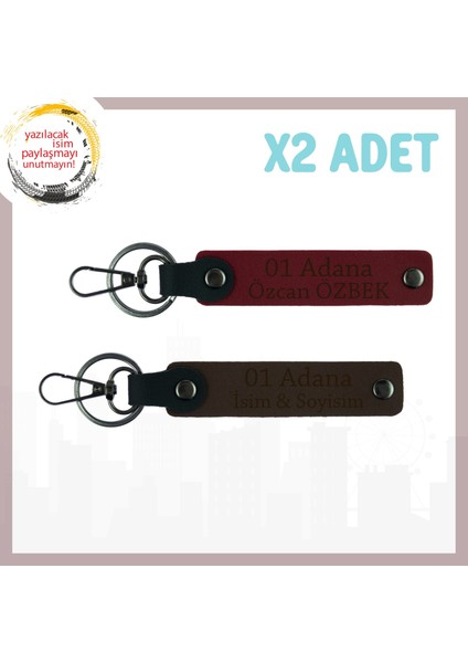 Koyu Kahve-Bordo, Size Özel Tasarım Adana Esintisi Özel Hediye Anlamlı Bir Hatıra Sunan Anahtarlık