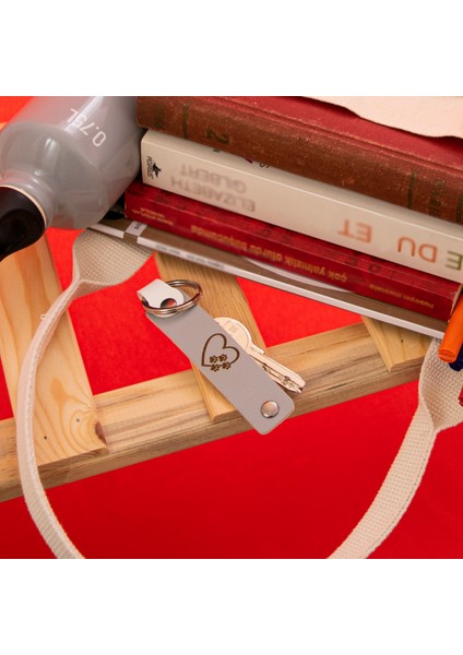 Çocuğuna Hatıralık Hediye – Üç Ayyıldız Temalı, Isimli 2’li Anahtarlık Takımı, Fıstık Yeşil-Turkuaz modelleri