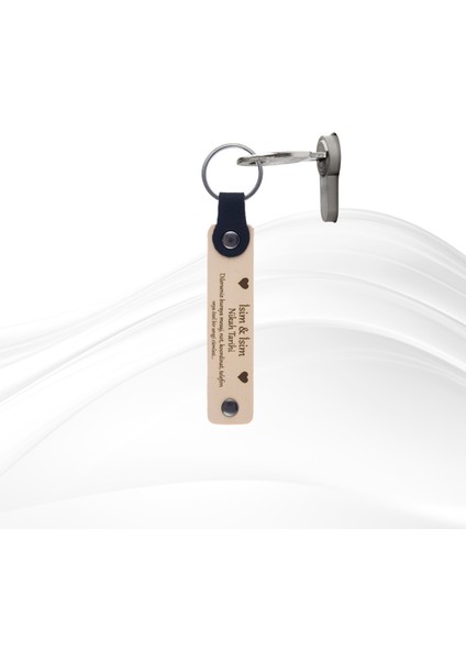 Yeni Yıl Partileri Için Çok Özel Hediye, Üzerine Isim ve Mesaj Yazılabilen 12'li Hatıra Anahtarlığı