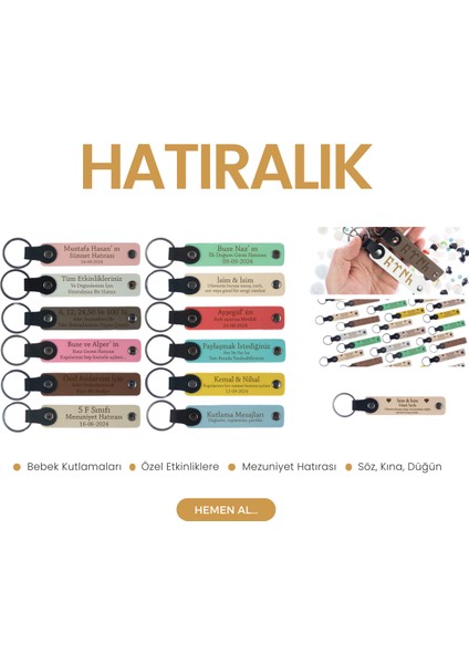 Akrabaya Hatıralık Hediye, Ay Yıldızlı Kişisel Isimli 2’li Anahtarlık Takımı, Beyaz-Kırmızı fırsatları