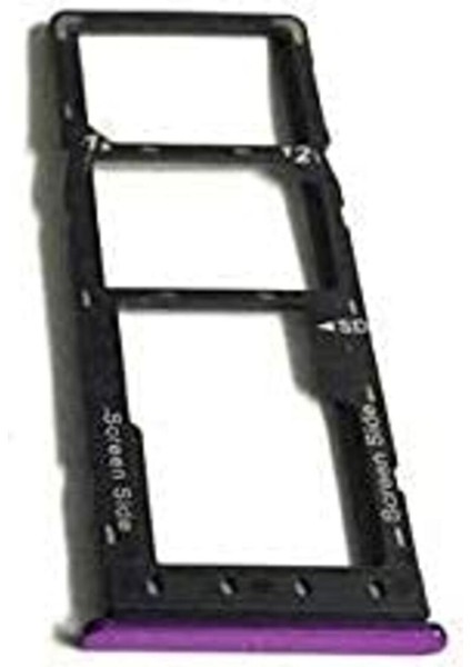 Infinix S4 X626 Alacakaranlık Sim Kart Yuvası Sim Kart Çekmecesi Moru