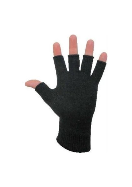 3 Çift Lüx Kesik Eldiven Yarım Parmak Eldiven Bilek Kısmı Çift Kat (3 Çift Gönderilir) fiyatları